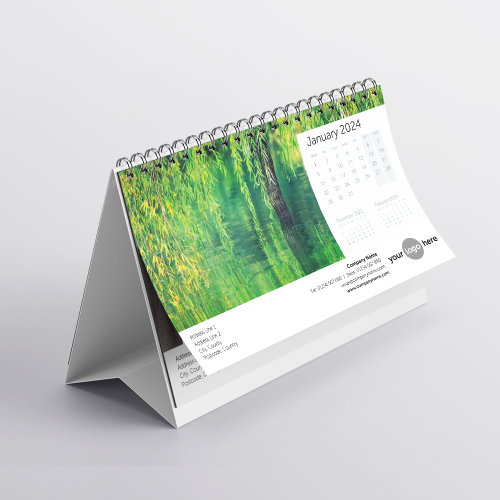 Picture of Desk Calendar 2024 - Your Images (Grid Dates)