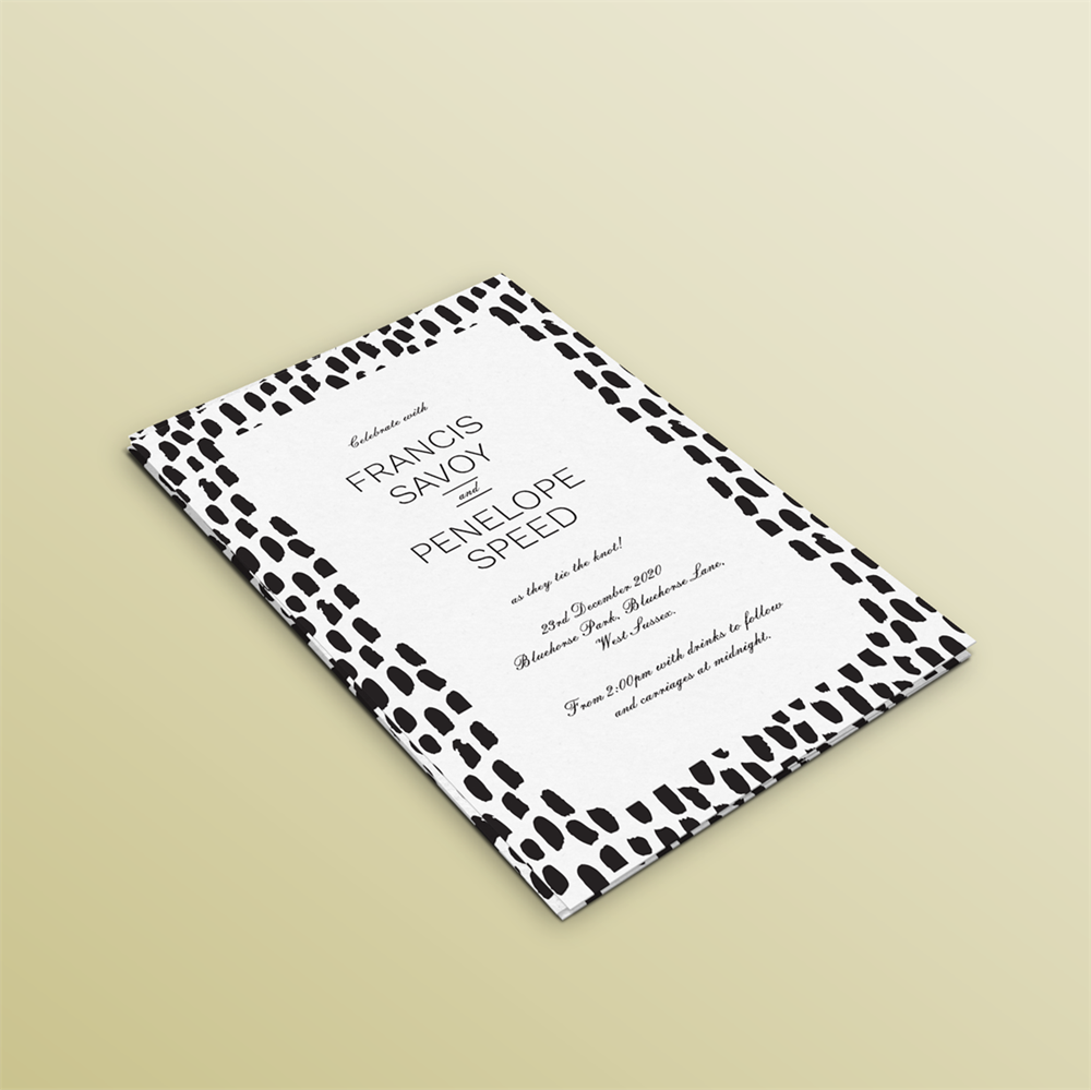 Picture of Painted Dots Invitation (INVDOT)