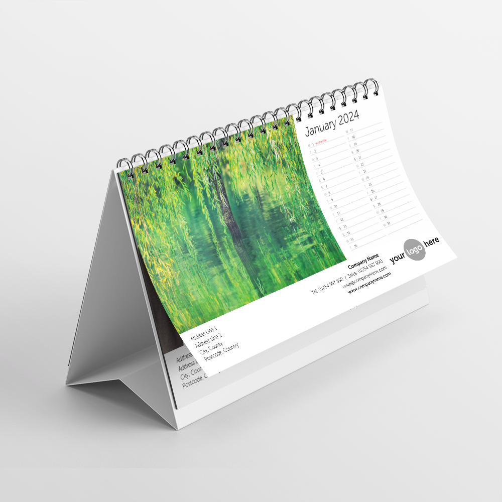 Picture of Desk Calendar 2024 - Your Images (Line Dates)